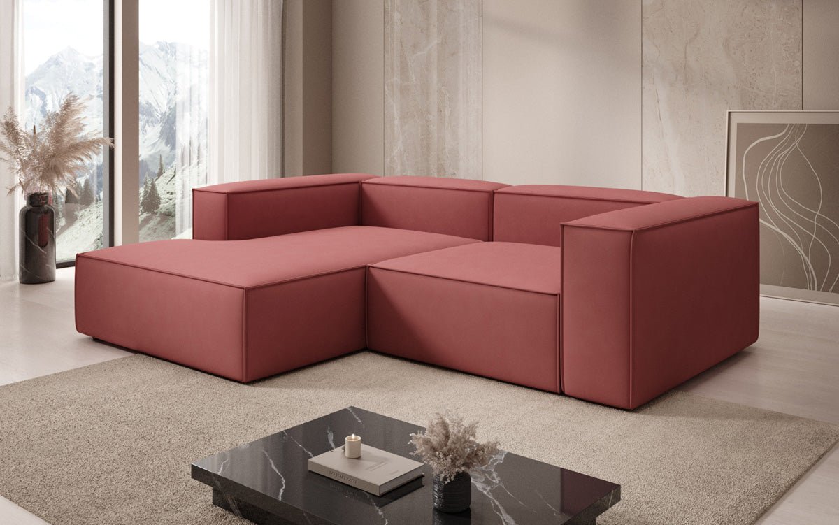 Designer Sofa Lesley L Mini in Stoff