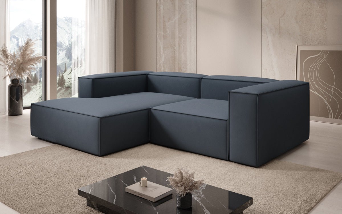 Designer Sofa Lesley L Mini in Stoff