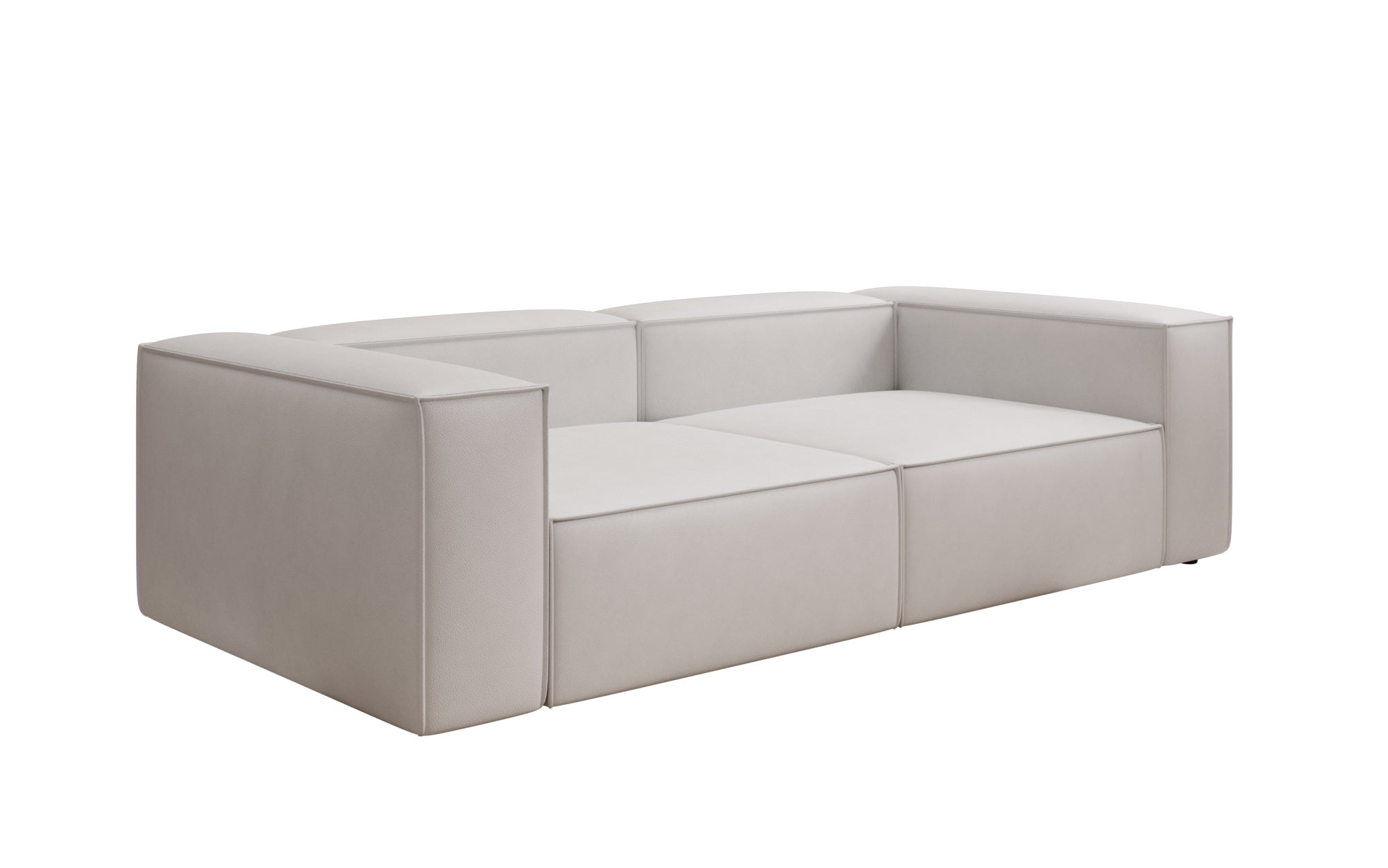 Designer Sofa Lesley 3 Sitzer in Echtleder