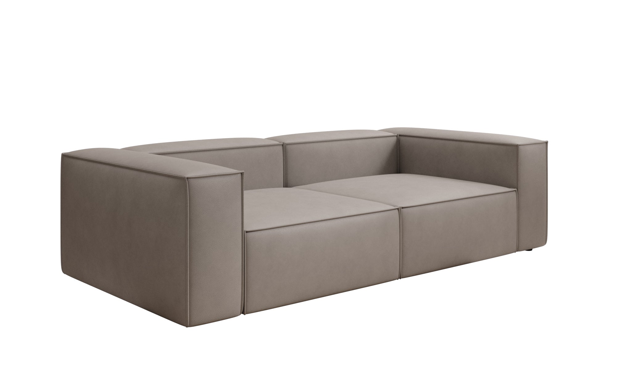 Designer Sofa Lesley 3 Sitzer in Echtleder