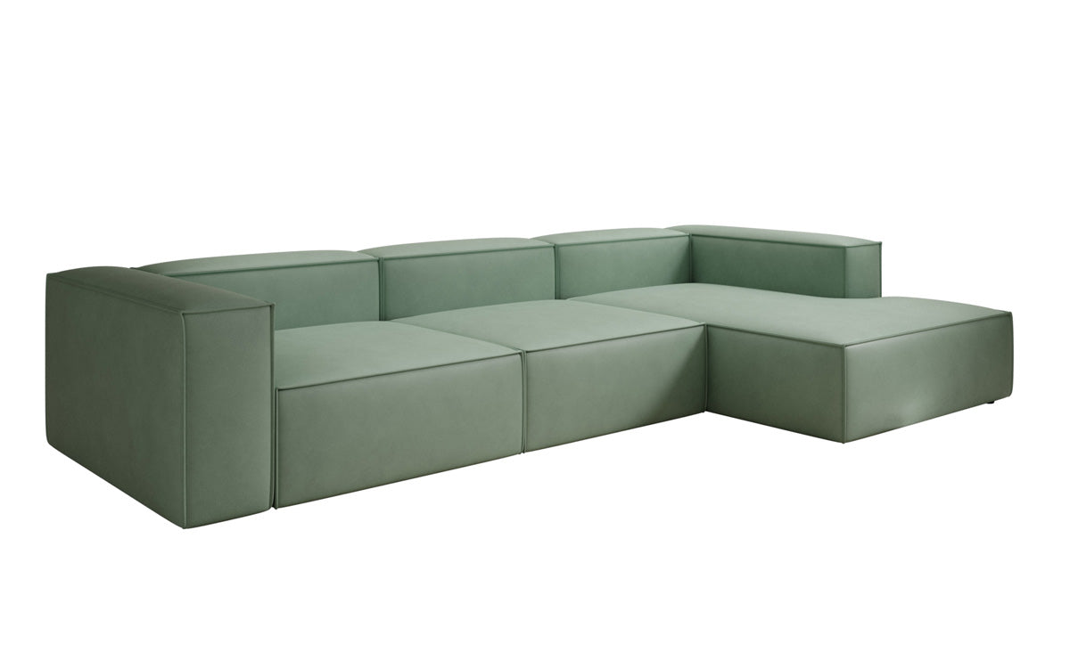 Designer Sofa Lesley L in Echtleder