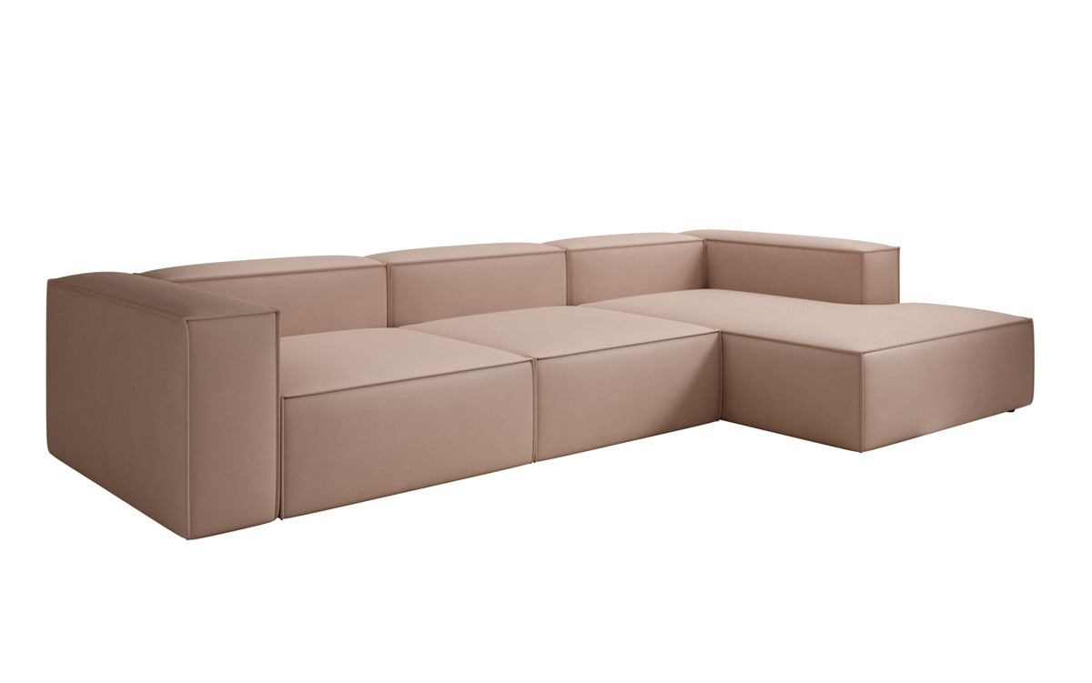 Designer Sofa Lesley L in Echtleder