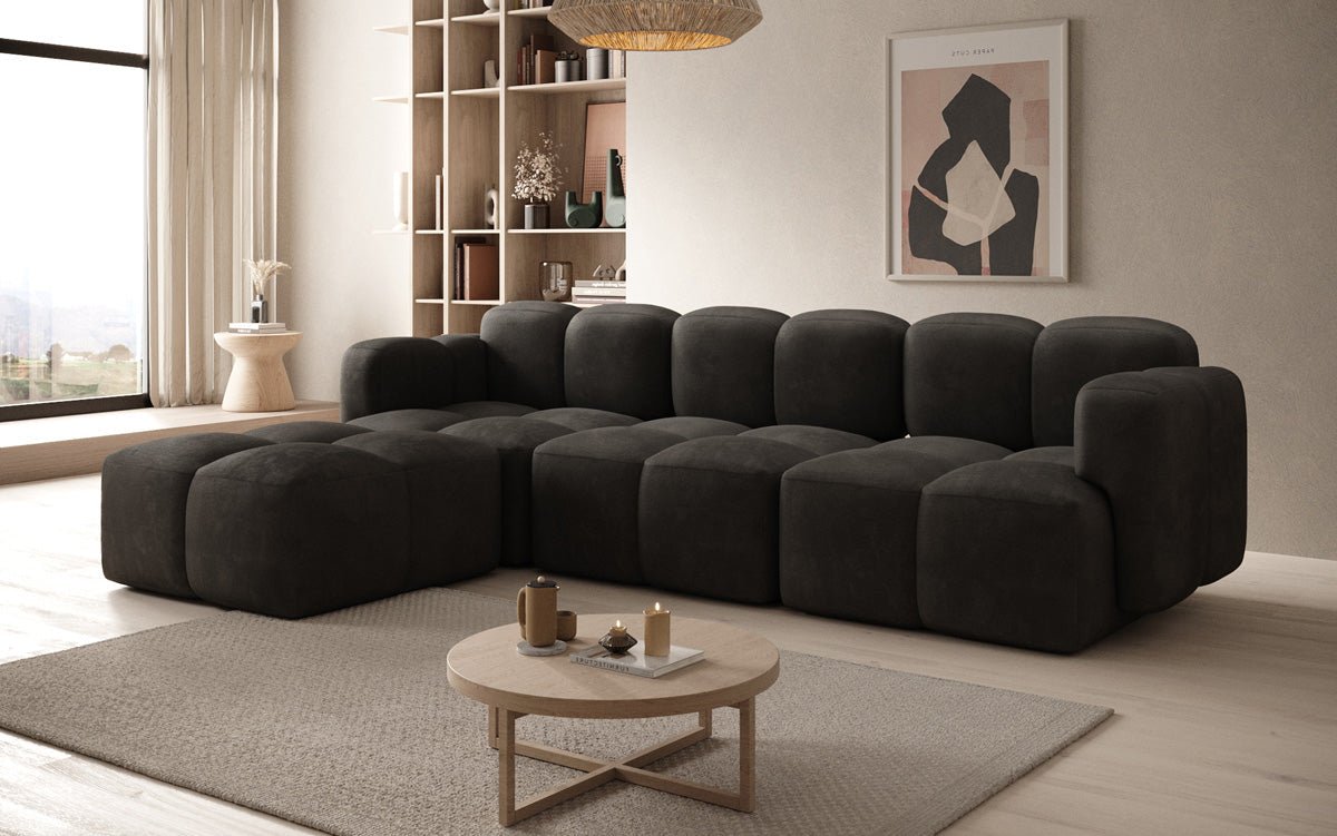 Designer L Sofa Celly in Samt