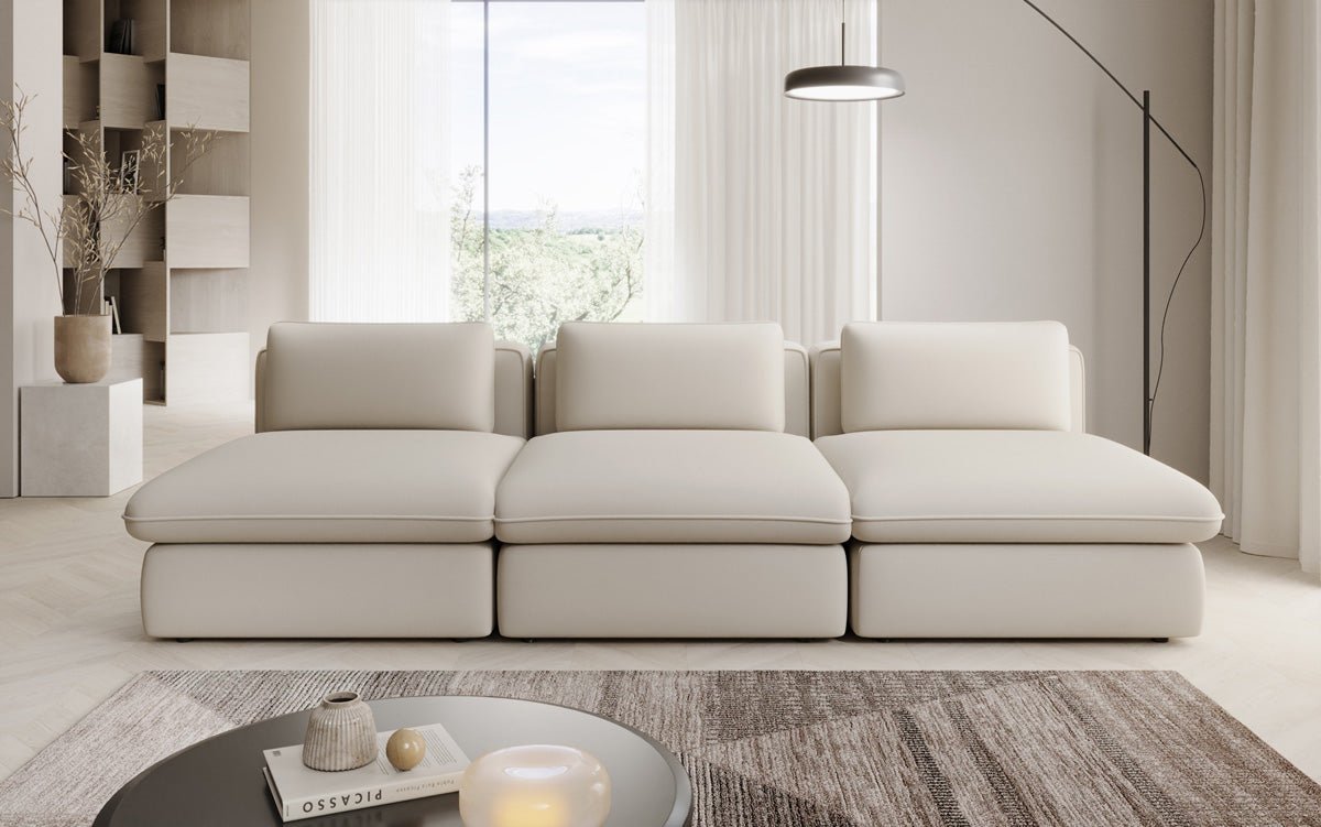 Designer Sofa Cuddle 3 Sitzer in Stoff