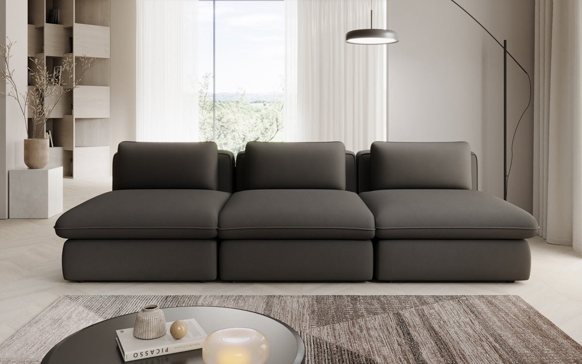 Designer Sofa Cuddle 3 Sitzer in Stoff