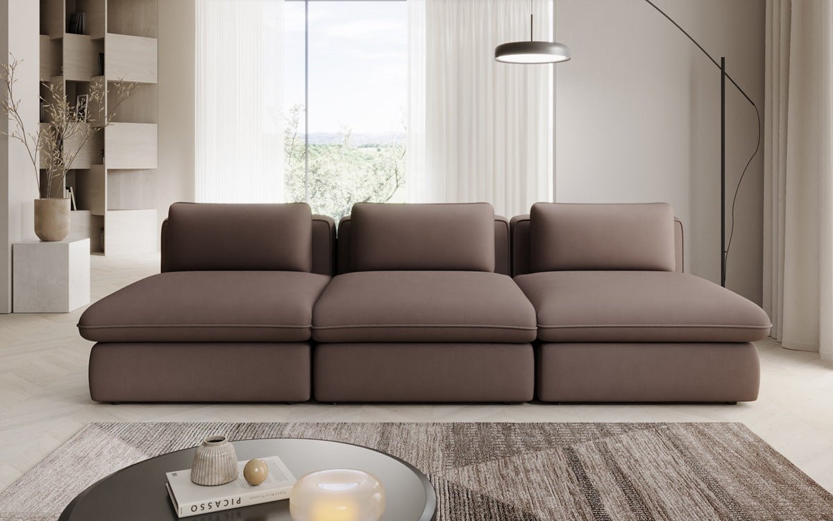 Designer Sofa Cuddle 3 Sitzer in Stoff