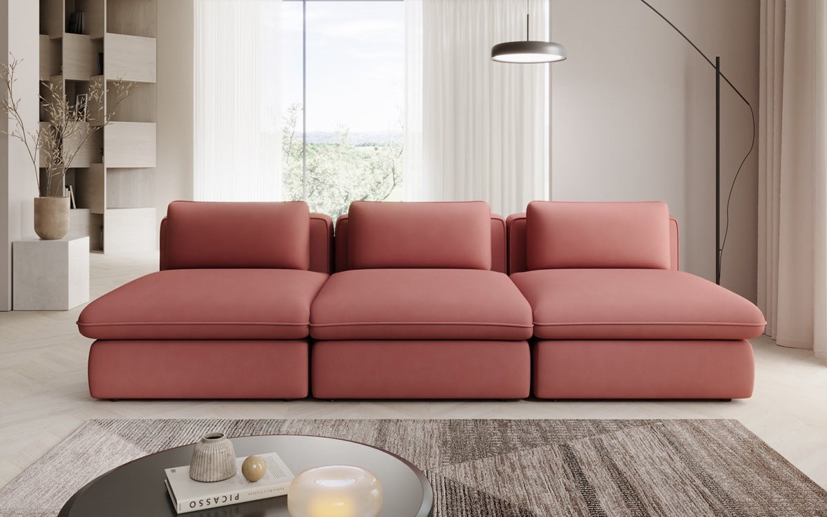 Designer Sofa Cuddle 3 Sitzer in Stoff
