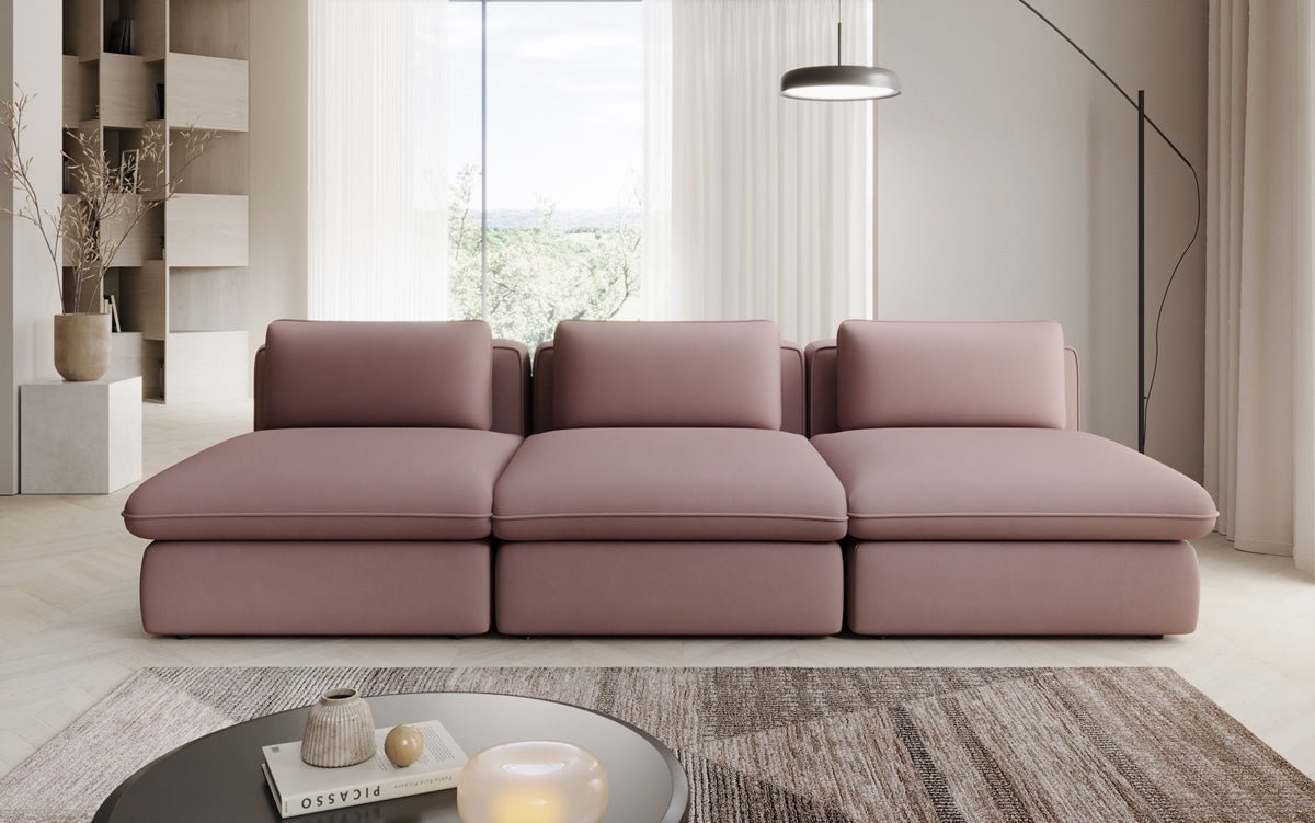 Designer Sofa Cuddle 3 Sitzer in Stoff