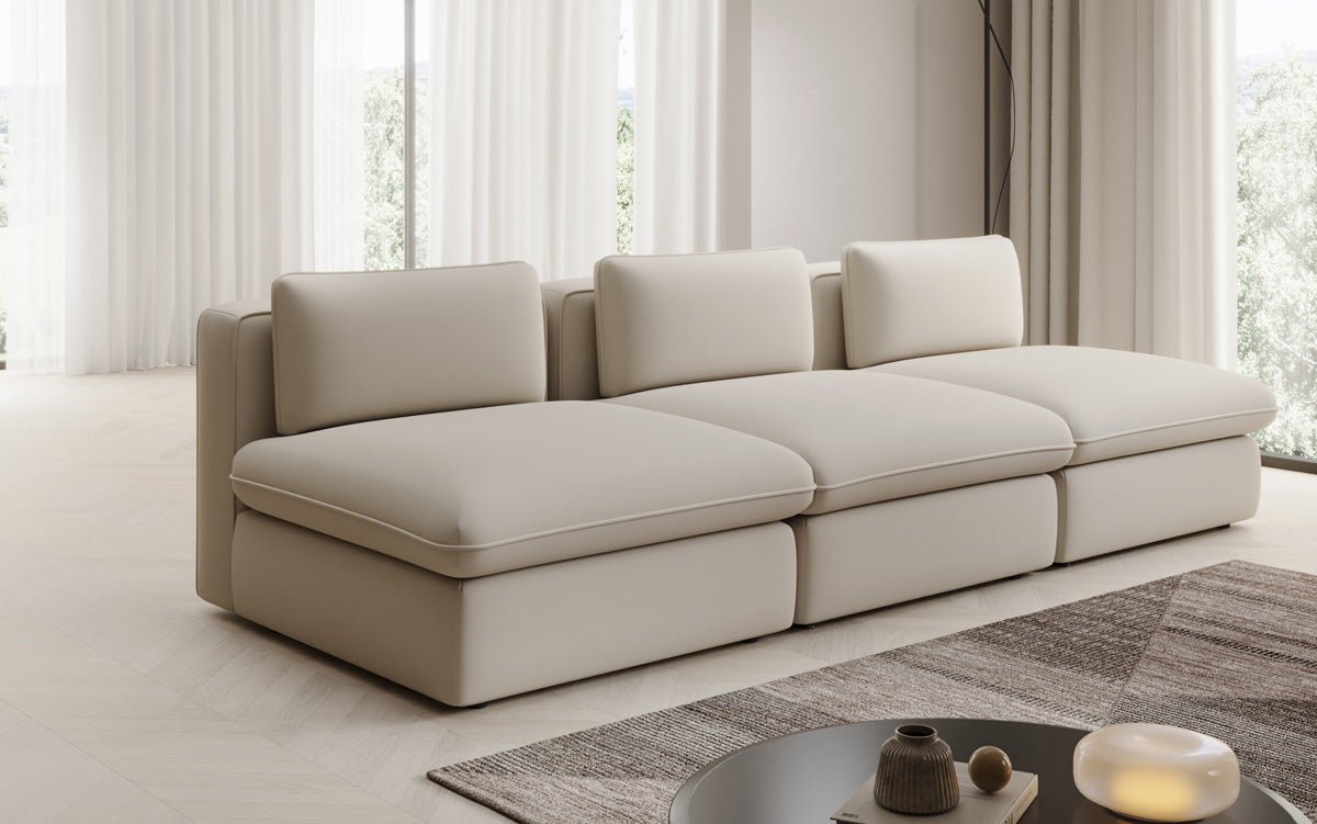 Designer Sofa Cuddle 3 Sitzer in Stoff