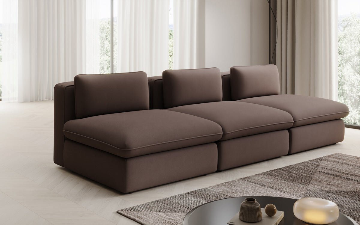 Designer Sofa Cuddle 3 Sitzer in Stoff