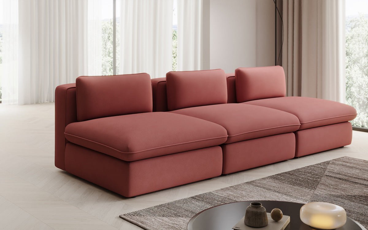 Designer Sofa Cuddle 3 Sitzer in Stoff