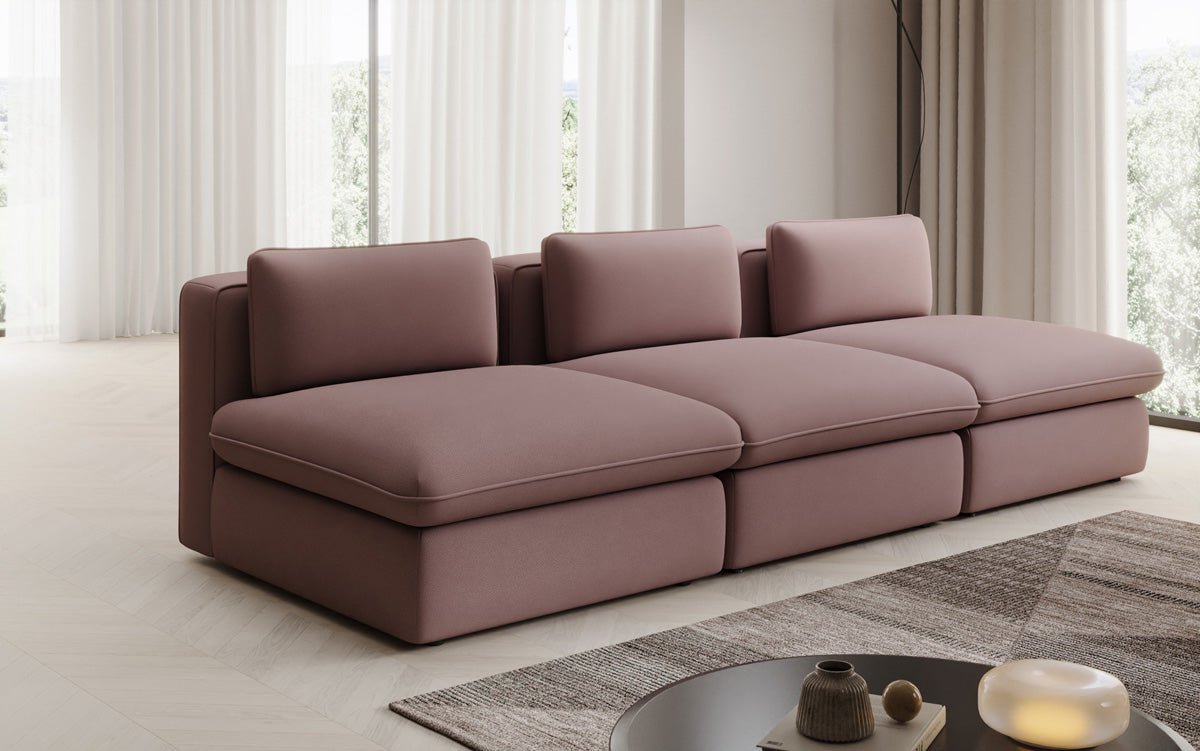 Designer Sofa Cuddle 3 Sitzer in Stoff