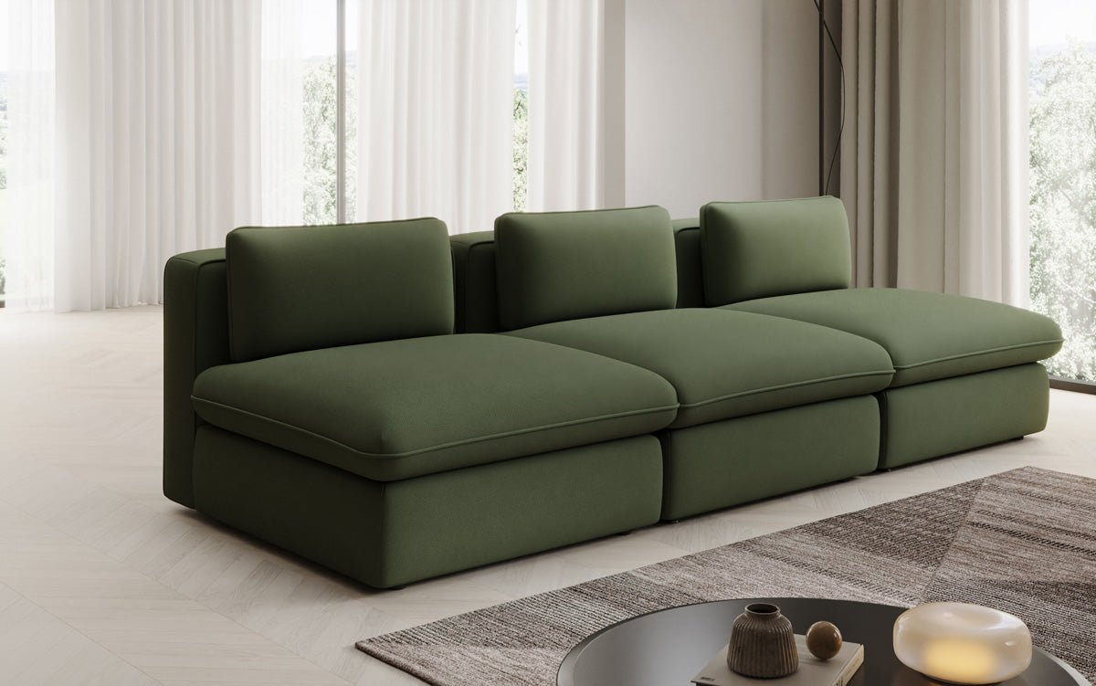 Designer Sofa Cuddle 3 Sitzer in Stoff