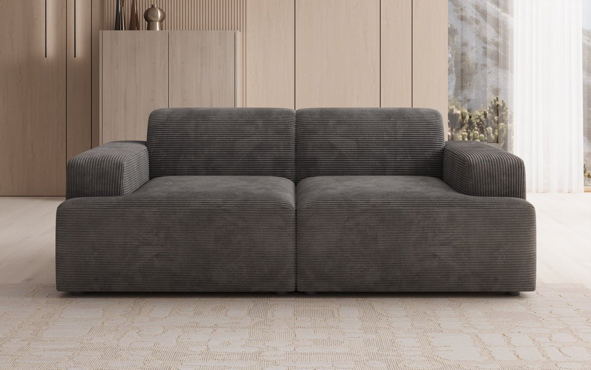 Designer 2 Sitzer Sofa Monza in Cord
