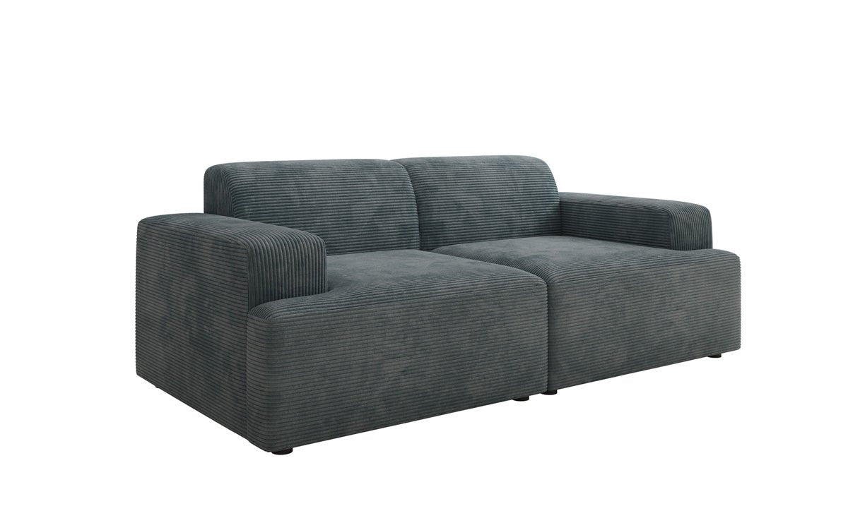 Designer 2 Sitzer Sofa Monza in Cord