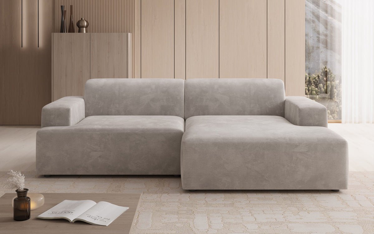 Designer Sofa Monza L in Samt
