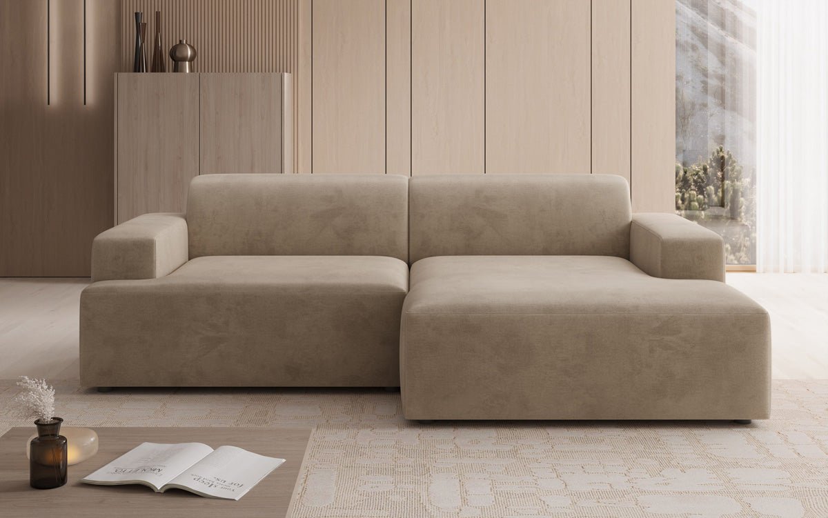 Designer Sofa Monza L in Samt