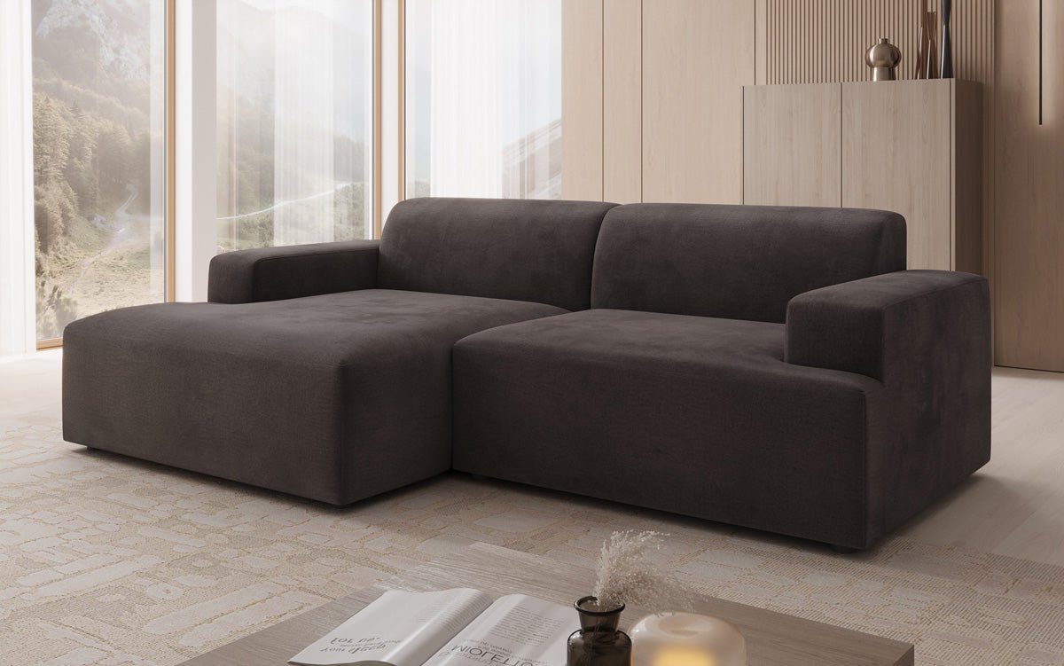 Designer Sofa Monza L in Samt