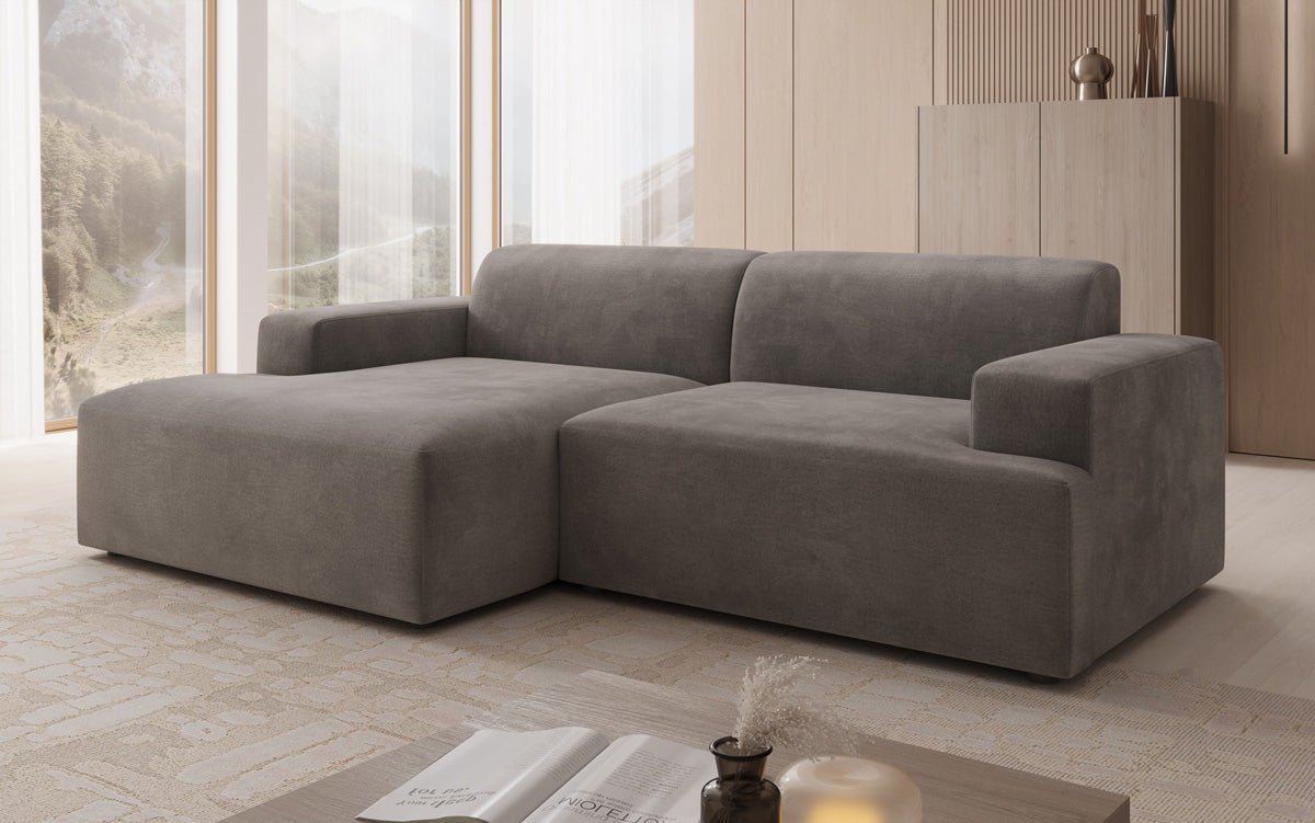 Designer Sofa Monza L in Samt