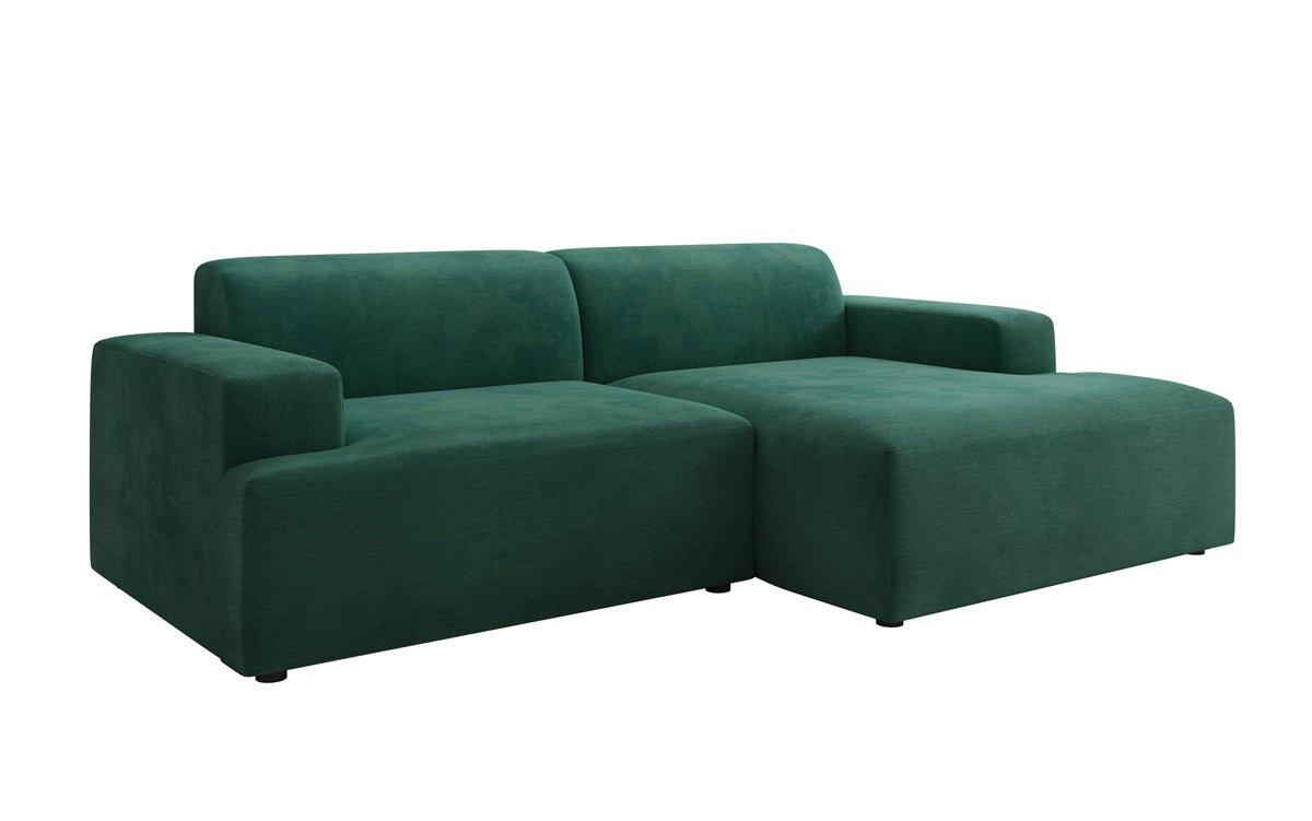 Designer Sofa Monza L in Samt