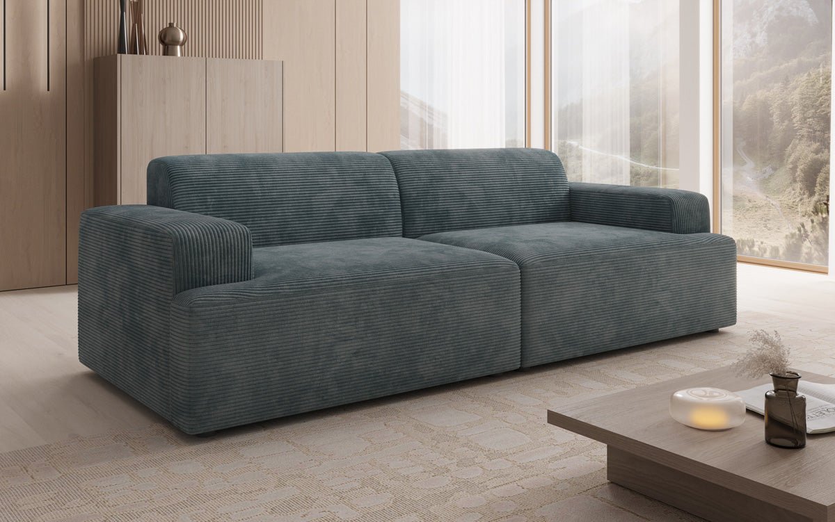 Designer 3 Sitzer Sofa Monza in Cord