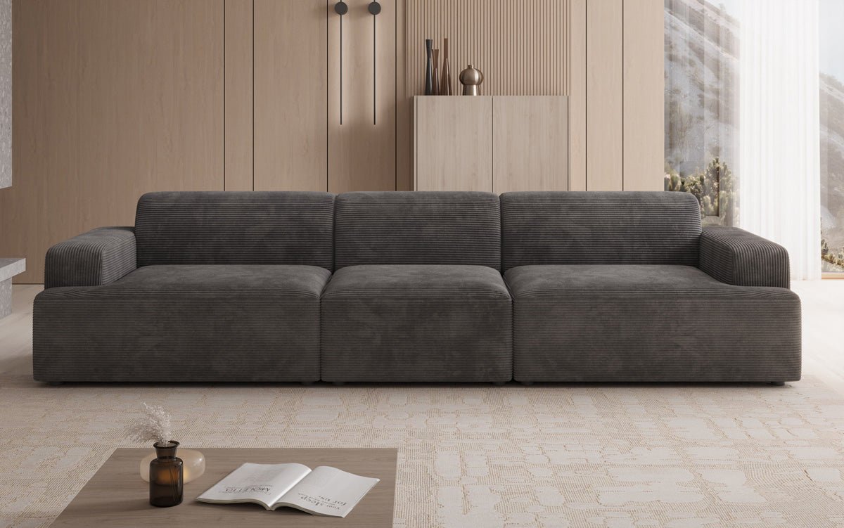 Designer Sofa Monza 3 Sitzer XXL in Cord