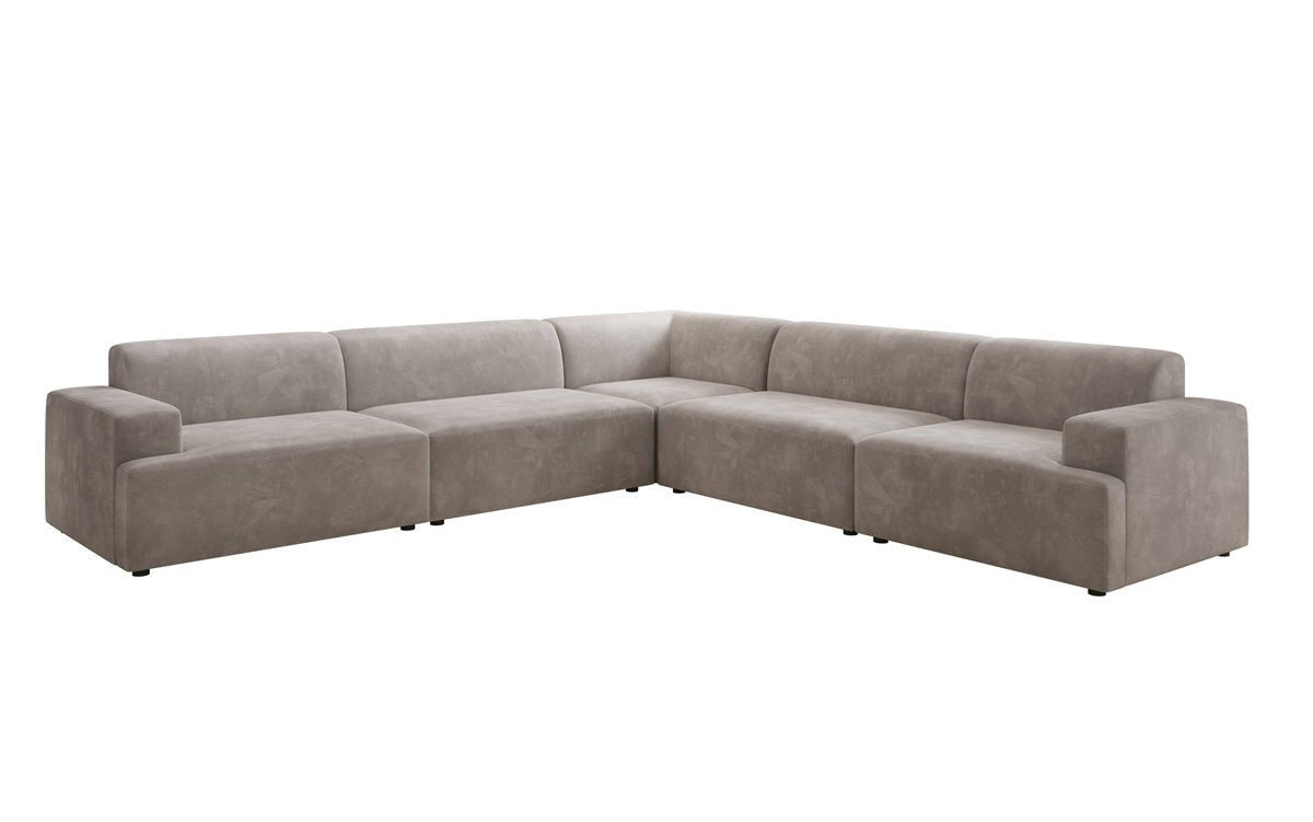 Designer Sofa Monza Wohnlandschaft L XXL in Samt