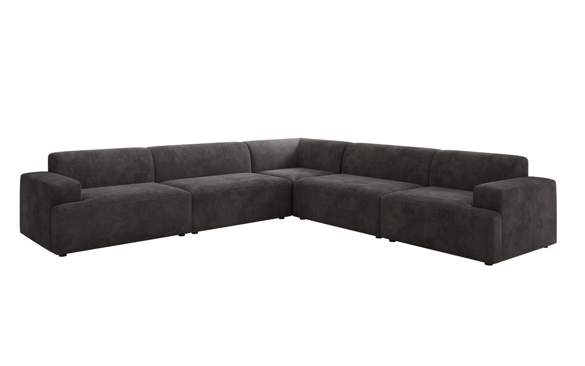 Designer Sofa Monza Wohnlandschaft L XXL in Cord