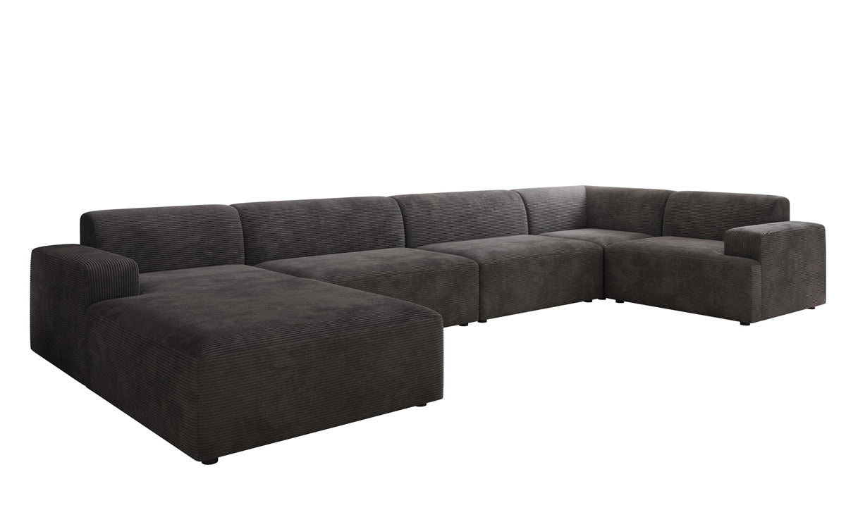 Designer Sofa Monza U XXL in Cord