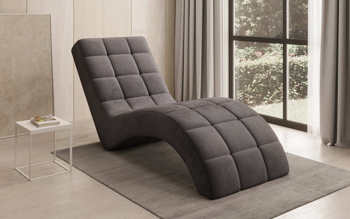 Designer Relax-Liege Nela in Samt