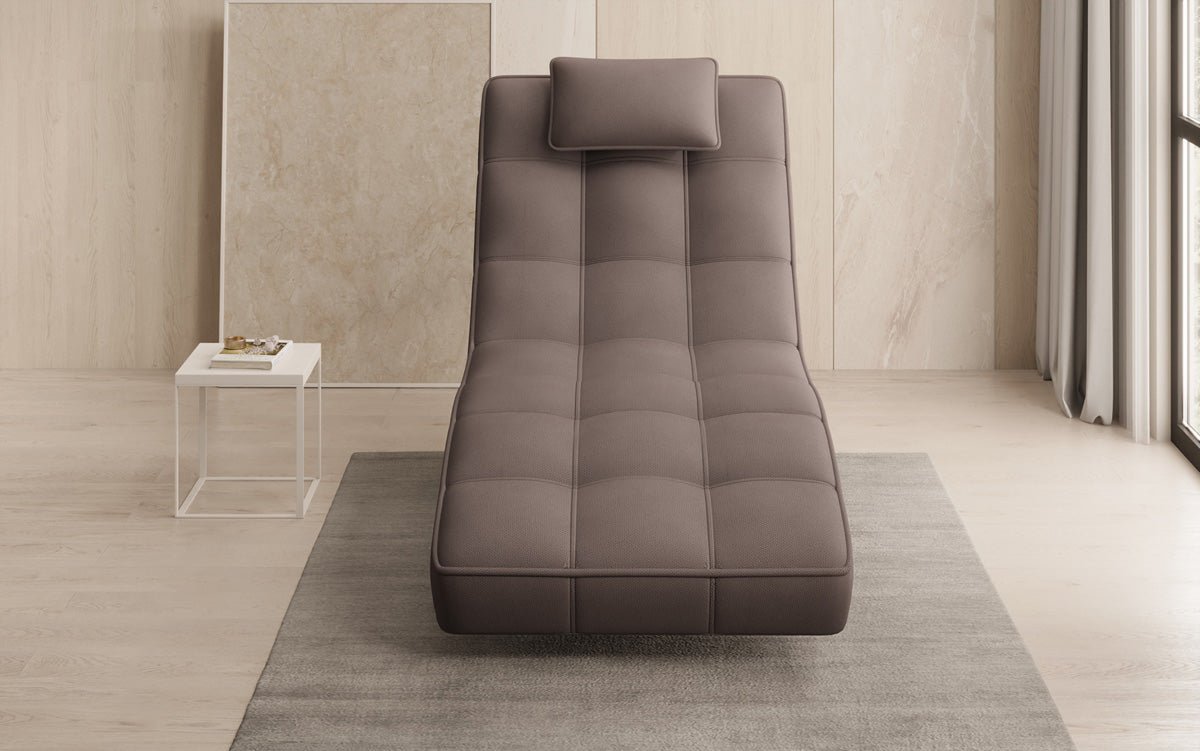 Designer Relax-Liege Livara Stoff mit Drehfunktion