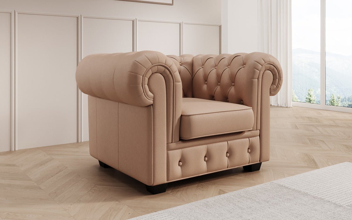 Chesterfield Royal 3+2+1 Sofa Set in Echtleder