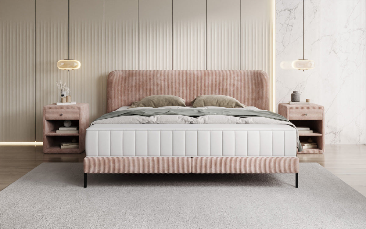 Designer Polsterbett Enna in Cord
