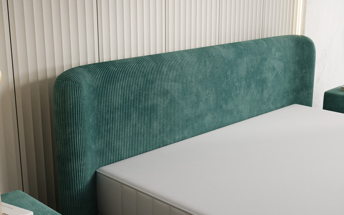 Designer Polsterbett Enna in Cord