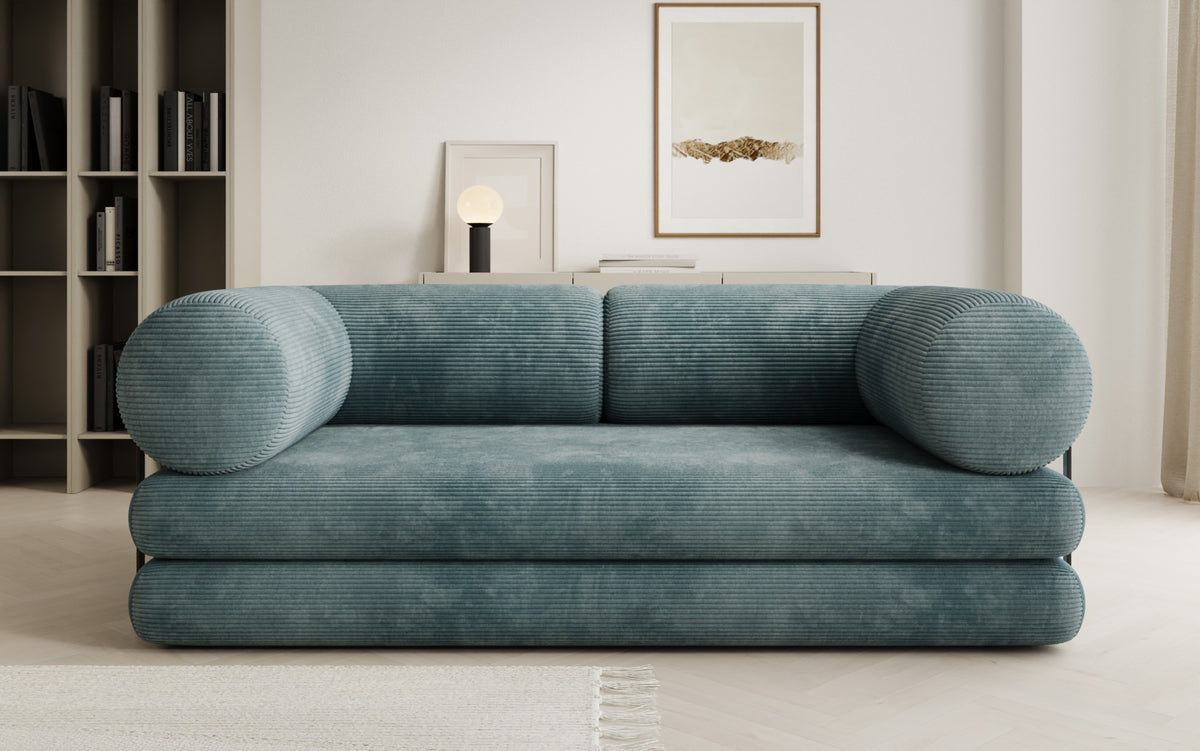 Designer Sofa Lazy Tube 3 Sitzer in Cord