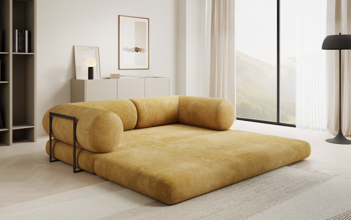 Designer Sofa Lazy Tube 3 Sitzer in Cord