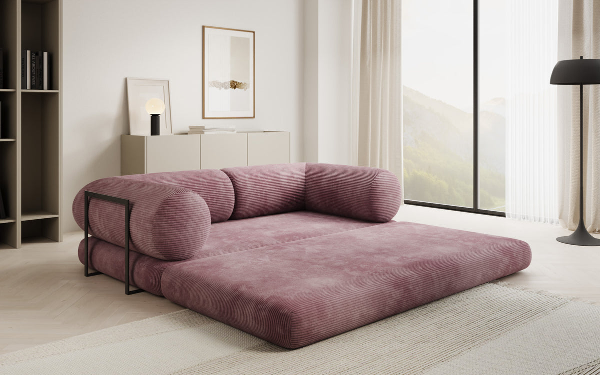 Designer Sofa Lazy Tube 3 Sitzer in Cord