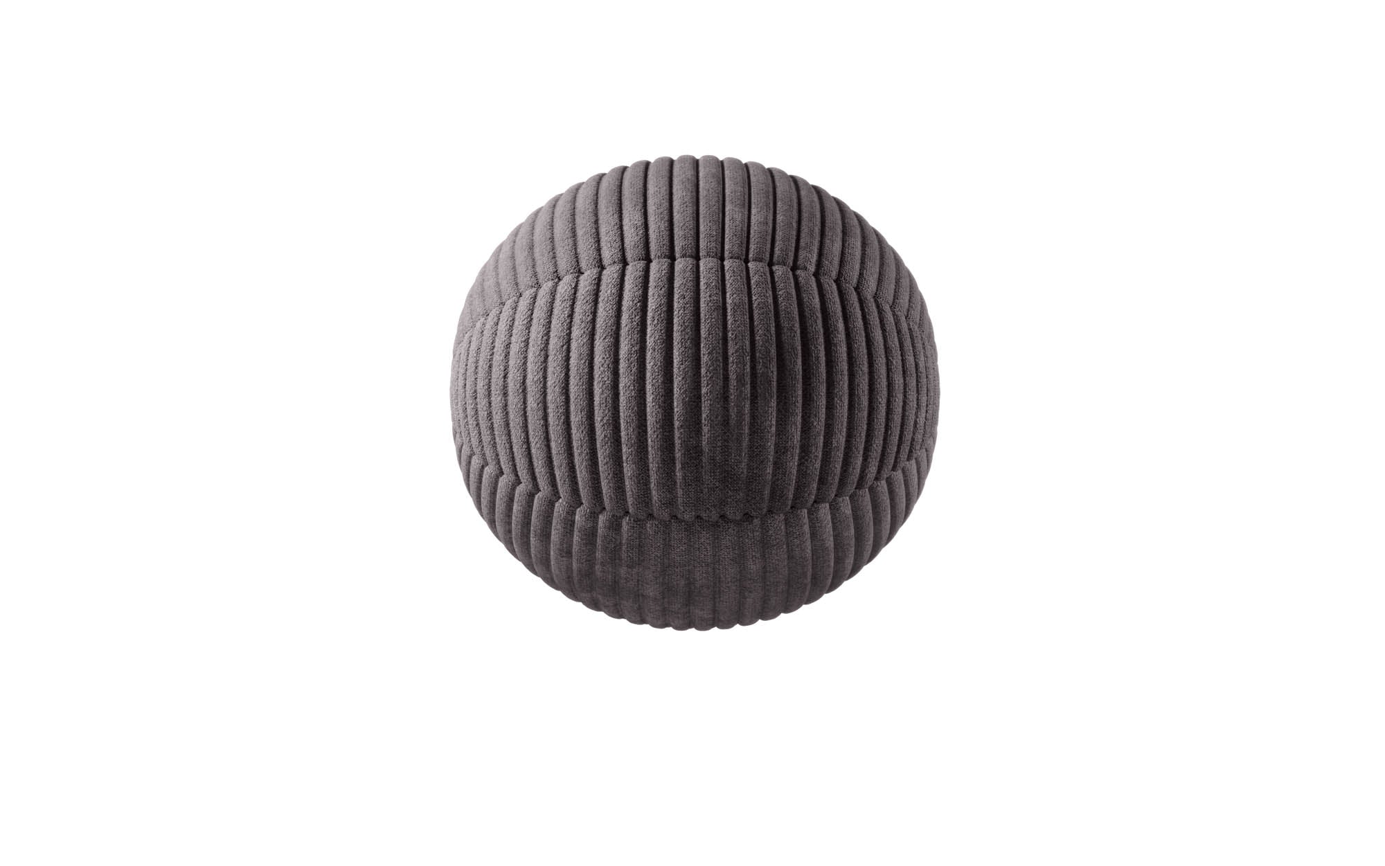 Rundes Zierkissen Globe ⌀28 aus Cord