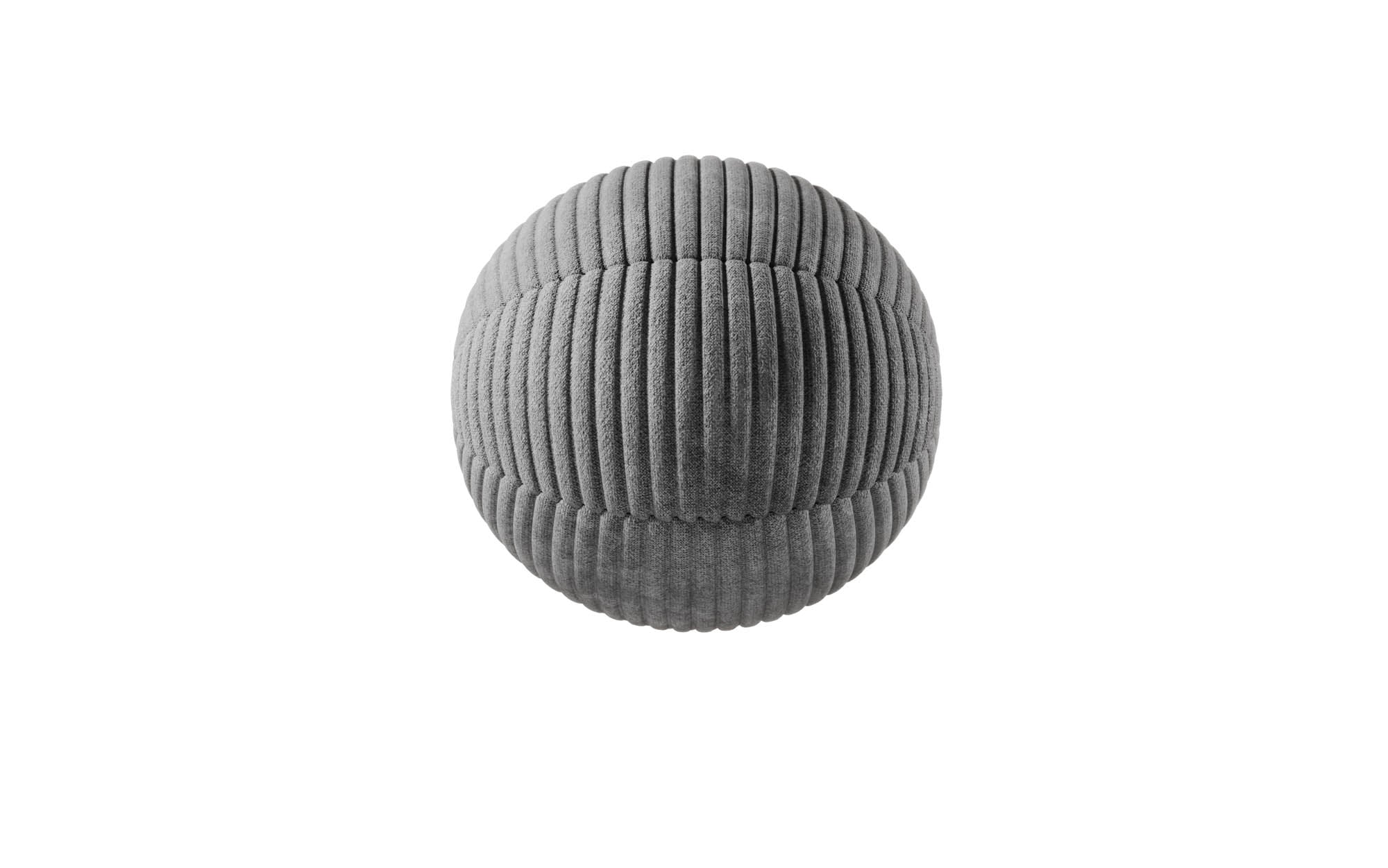 Rundes Zierkissen Globe ⌀28 aus Cord