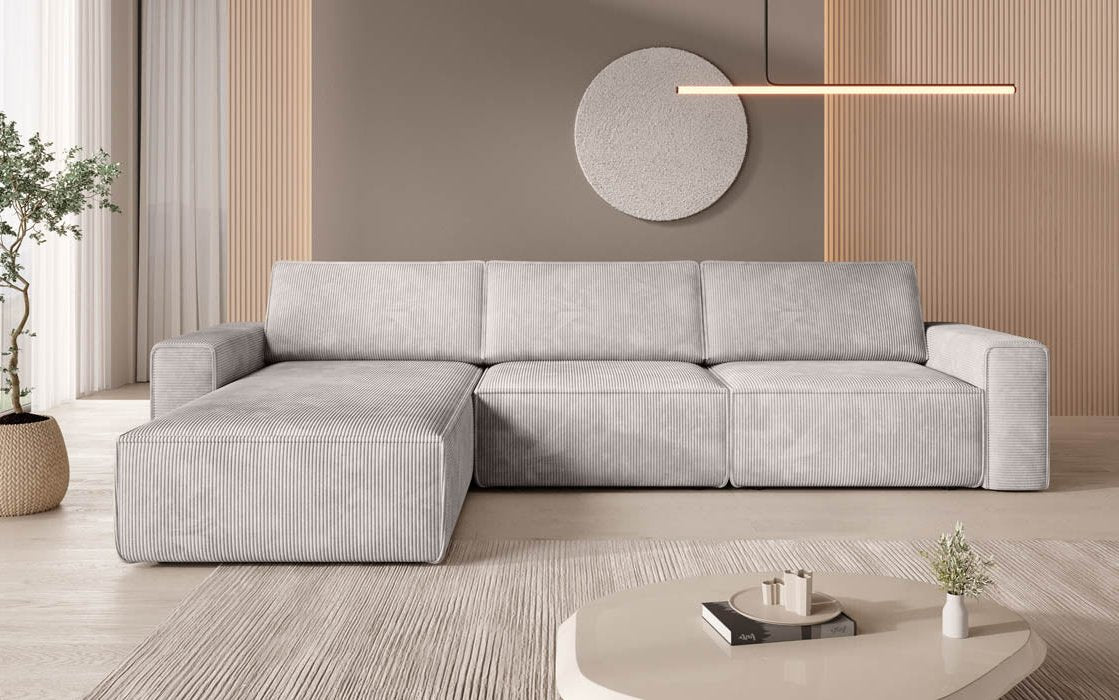 Modulares Ecksofa Yuma L aus Cord