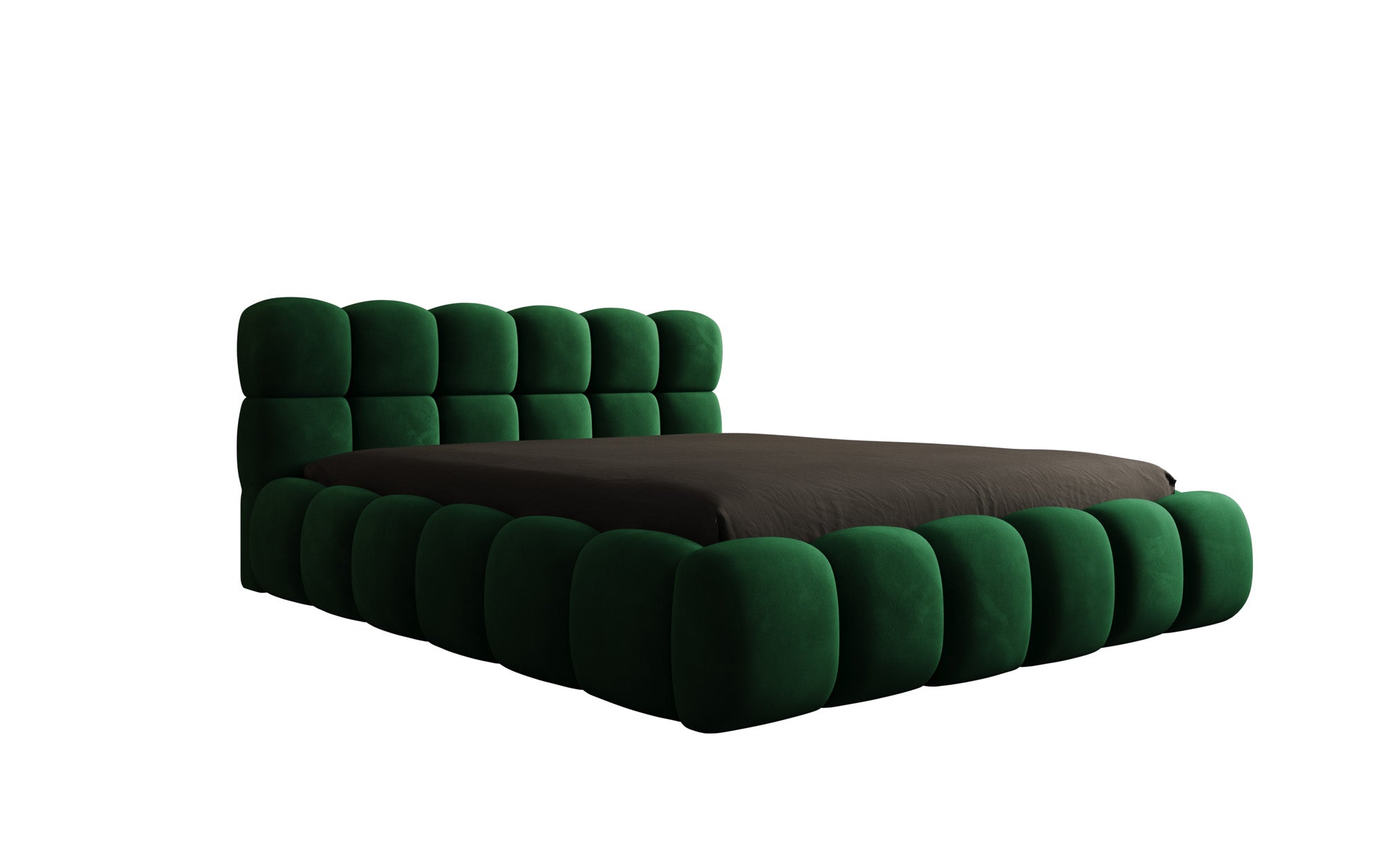 Designer Polsterbett Boston Samt mit Stauraum