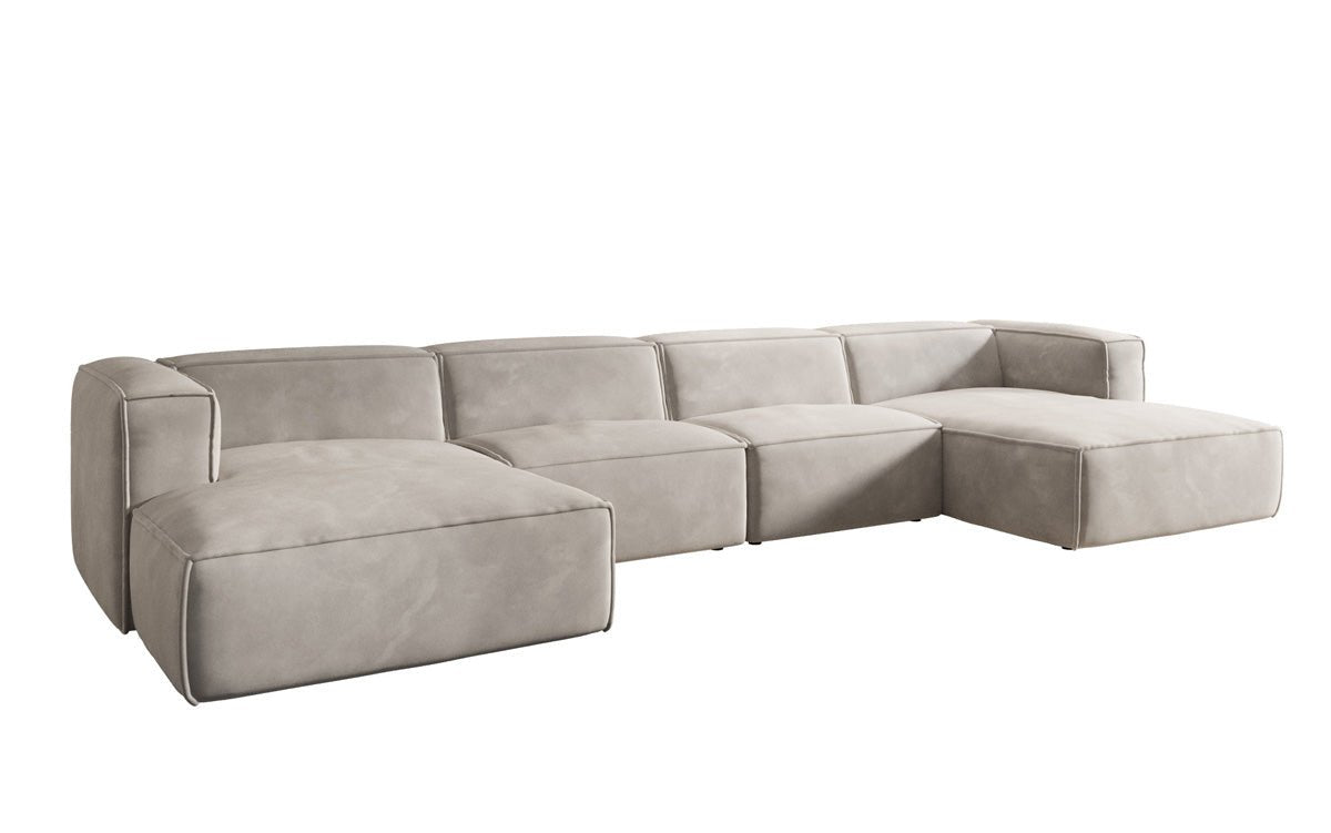 Designer Sofa Comfy U in Samt