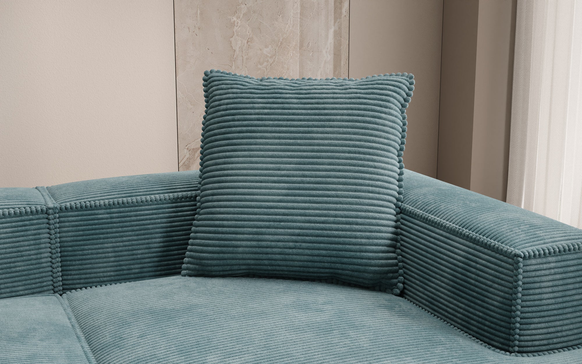 Zierkissen Lesley 60x60 in Cord