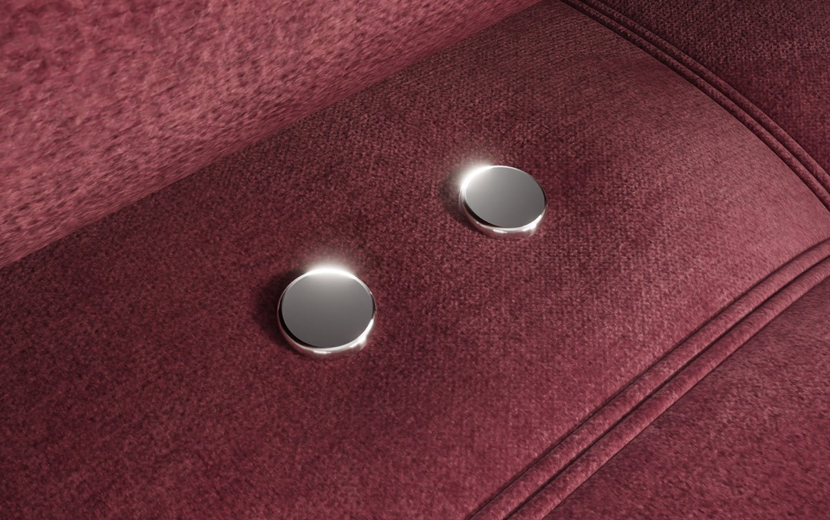 Designer Sofa Sydney L Samt mit elektrischer Schlaffunktion