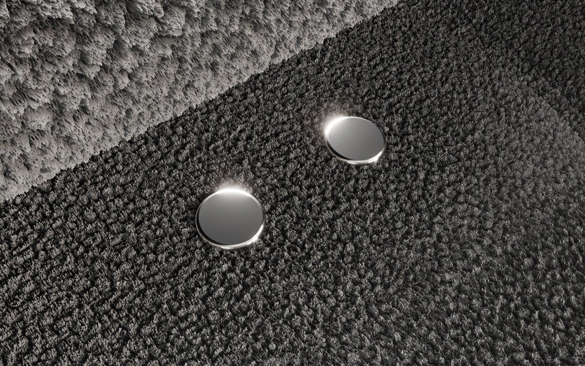 Designer Sofa Sydney L Bouclé mit elektrischer Schlaffunktion