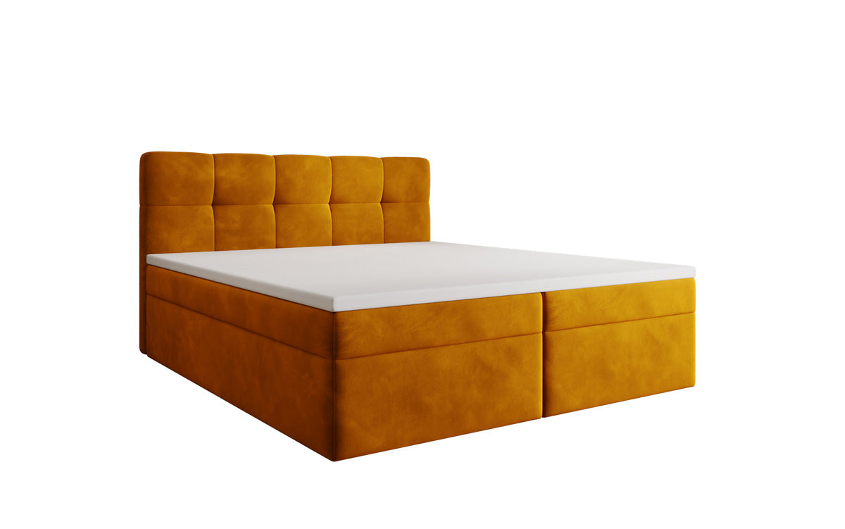 Boxspringbett Cozy II Samt mit Stauraum