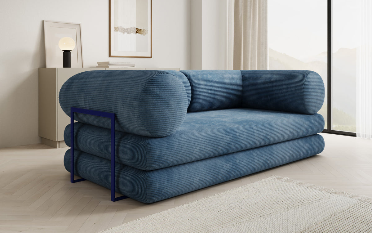 Designer Sofa Lazy Tube 3 Sitzer in Cord