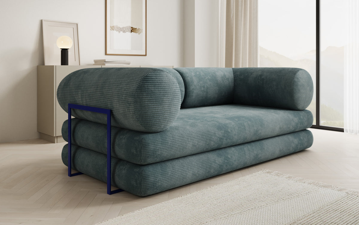 Designer Sofa Lazy Tube 3 Sitzer in Cord