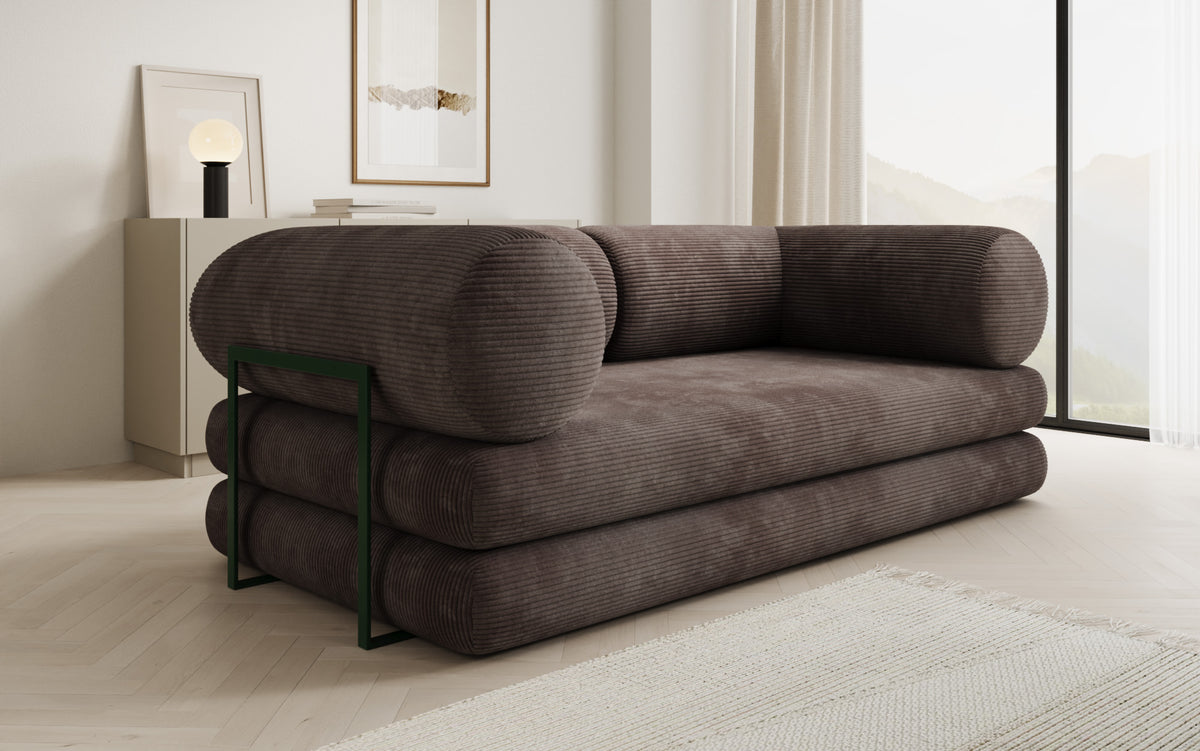 Designer Sofa Lazy Tube 3 Sitzer in Cord