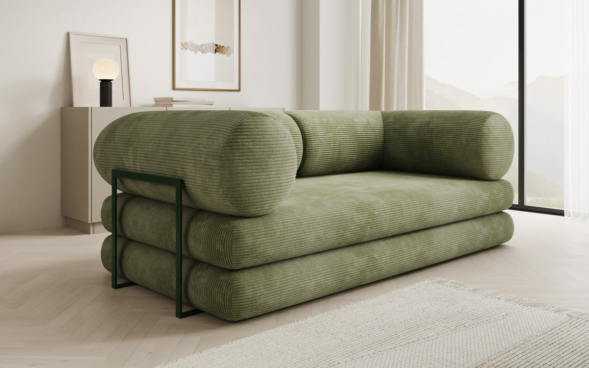 Designer Sofa Lazy Tube 3 Sitzer in Cord